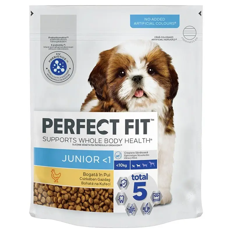 Perfect Fit Junior hrana uscata cu pui pentru caini juniori de talie mica 825 g