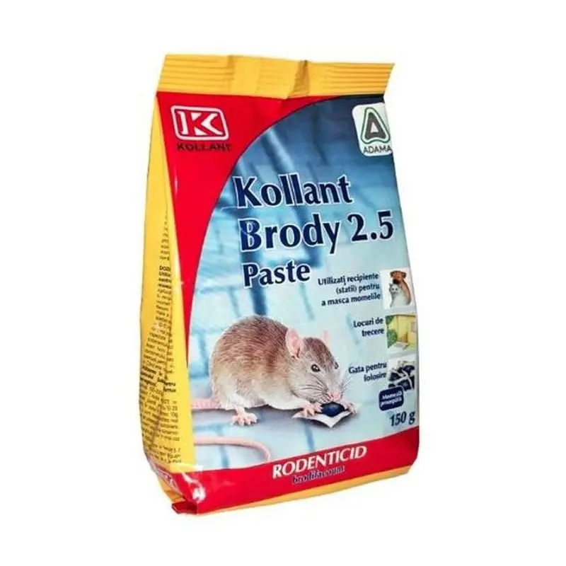 Rodenticid Kollant Brody 2.5 Paste