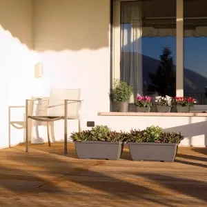 Jardiniera Terrae Mini cu farfurie atasata