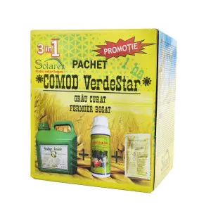 Pachet erbicid si fungicid Comod VerdeStar, grau curat