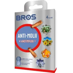 Capcana de agatat Bros contra moliilor textile pentru 4 sezoane