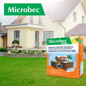 Tratament tablete Microbec pentru fose septice, haznale si instalatii sanitare