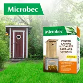 Tratament Microbec pentru haznale si toalete uscate, set 4 buc