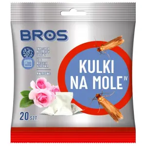 Bile Bros cu parfum de flori impotriva moliilor textile, set 20 buc