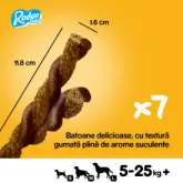 Pedigree Rodeo Duos recompensa pentru caini cu vita si branza 123 g
