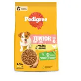 Pedigree hrana uscata pentru caini juniori mini cu pasare si legume 1.4 kg