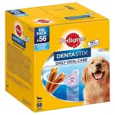 Pedigree DentaStix recompense pentru caini de talie mare, Mega pack 56 buc