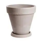 Ghiveci flori inalt cu farfurie Decor
