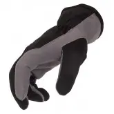 Manusi de lucru, palma din piele sintetica, negru