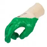 Manusi de lucru nitril - verde deschis