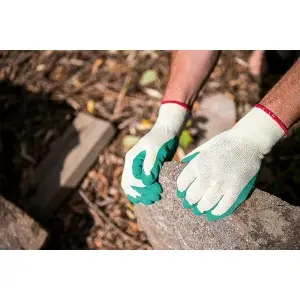 Manusi de lucru latex - verde inchis