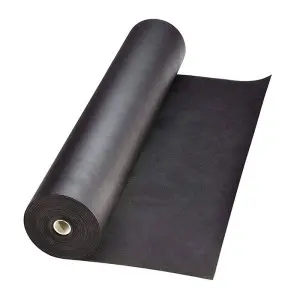 Folie microporoasa neagra pentru mulcire, Hortiagril 50 g/mp