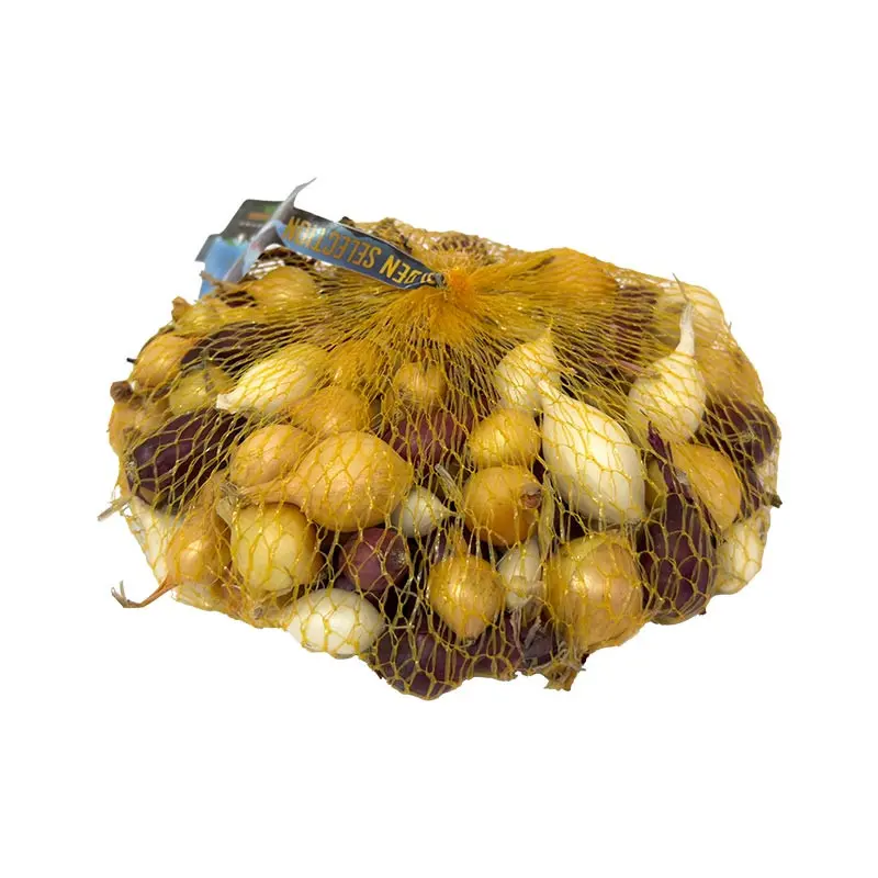 Arpagic mix auriu, rosu si alb, calibru 14/21, sac 0,5 kg