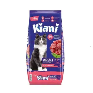Kiani hrana uscata pentru pisici, cu vita si legume, 1 kg