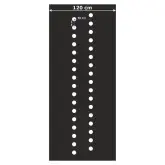 Folie mulcire neagra perforata Politiv PolyBlack Plus H1131, 30 microni