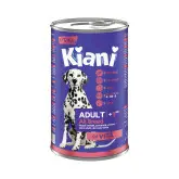 Kiani hrana umeda la conserva pentru caini, cu vita, 1240 g