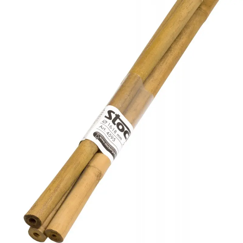 Tutore din bambus, Ø16-18 mm, 210 cm, set 3 buc