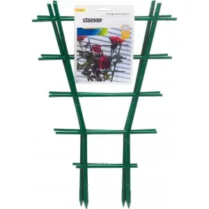 Spalier din plastic pentru plante la ghiveci, set 3 buc