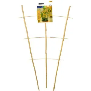 Spalier din bambus pentru plante la ghiveci