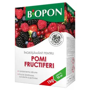 Ingrasamant granulat Biopon pentru arbusti fructiferi