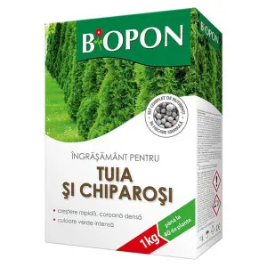 Ingrasamant granulat Biopon tuia si chiparosi