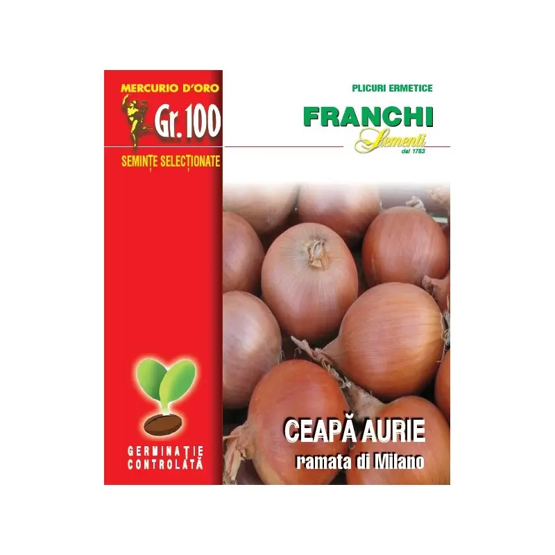 Seminte ceapa aurie Ramata di Milano Mercurio D’oro