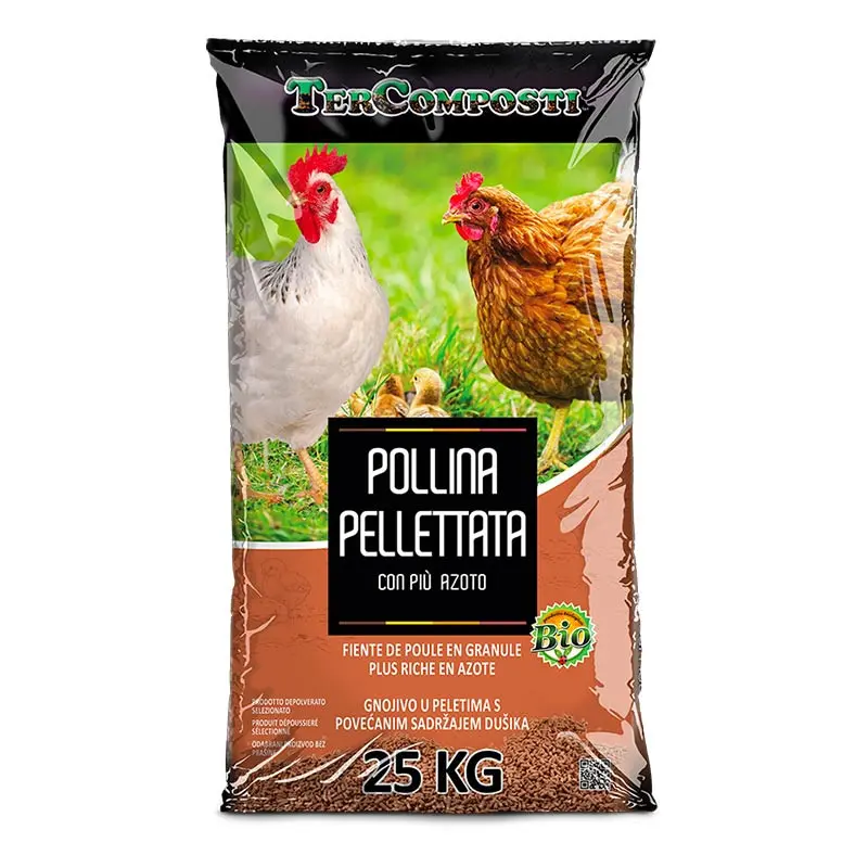 Ingrasamant organic peletat Tercomposti Pollina, gainat de pasare