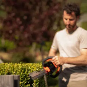 Foarfeca electrica de tuns gard viu 21 V, fara baterie