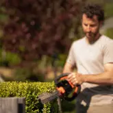 Foarfeca electrica de tuns gard viu 21 V, fara baterie