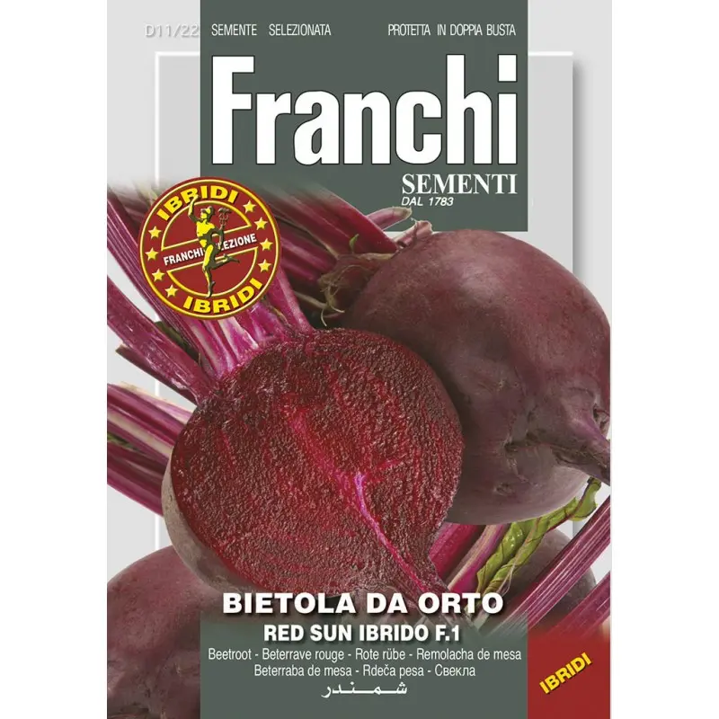 Seminte sfecla rosie Red Sun F1 Franchi Sementi Hibrid