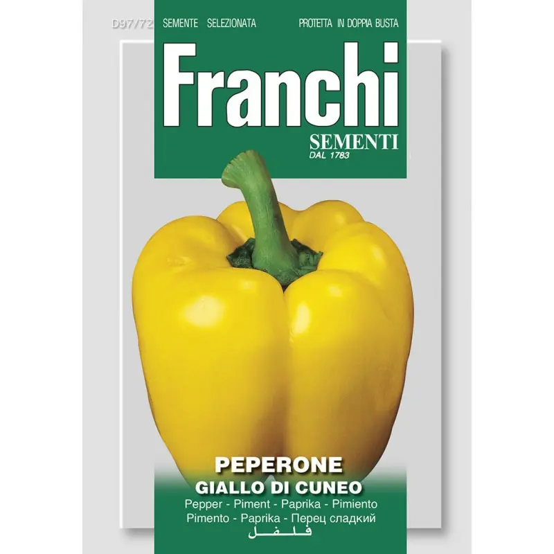 Seminte ardei gras Cuneo Giallo Franchi Sementi