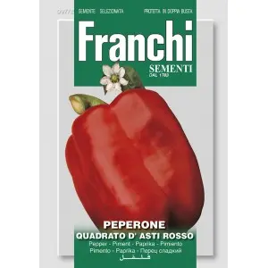 Seminte ardei gras Quadrato D'asti Rosso Franchi Sementi
