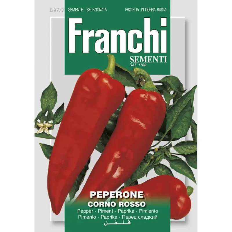 Seminte ardei capia Corno Rosso Franchi Sementi