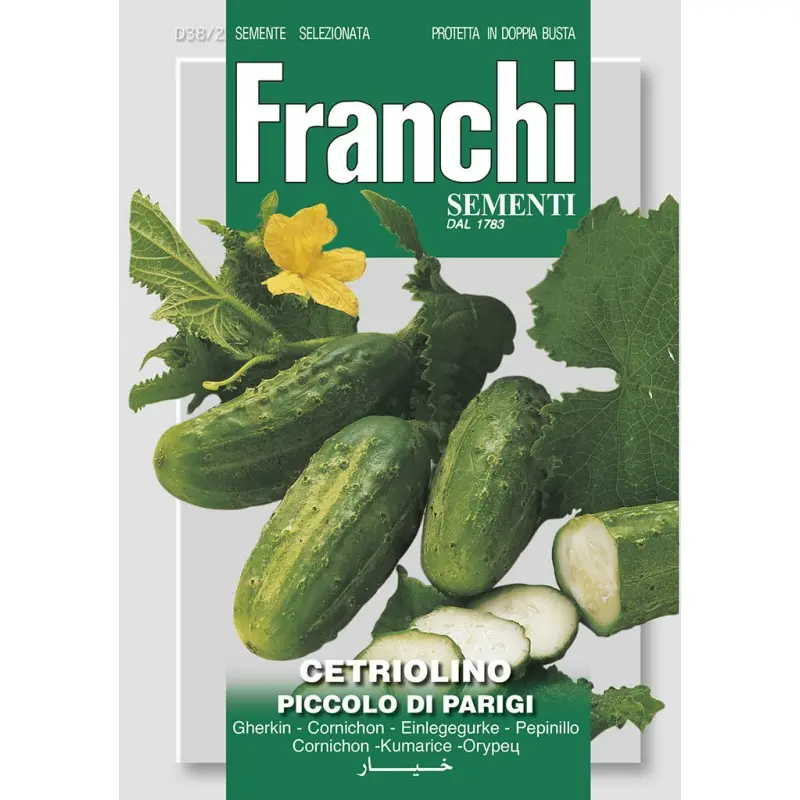 Seminte castraveti Piccolo Verde di Parigi Franchi Sementi