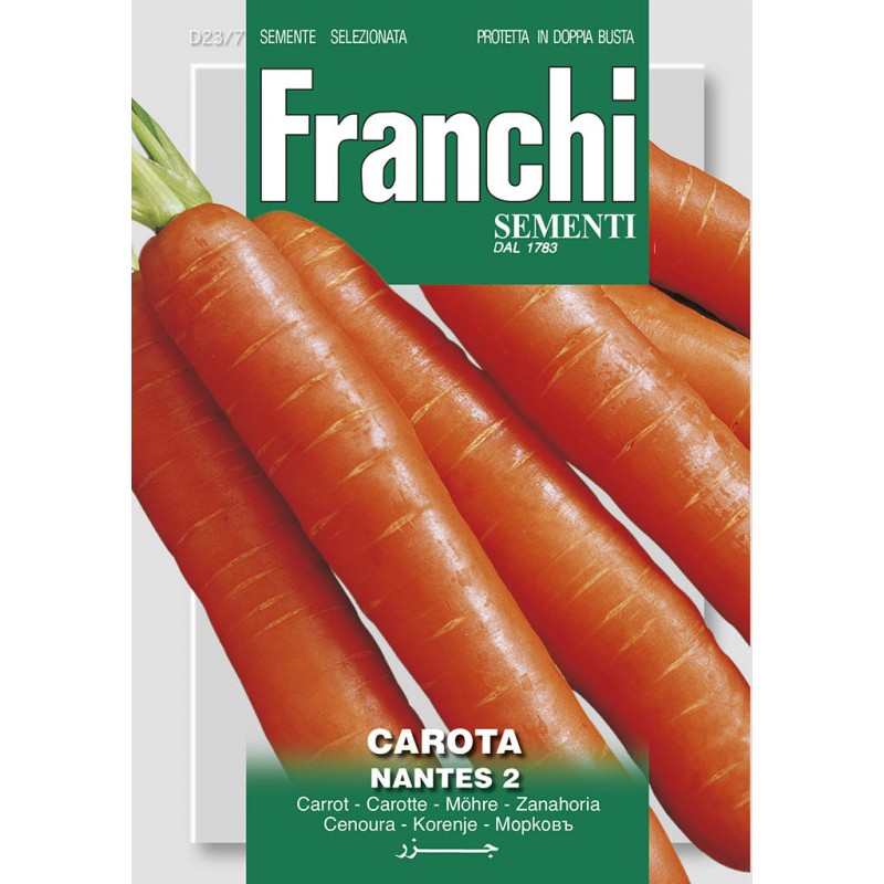 Seminte morcovi Nantes 2 Franchi Sementi