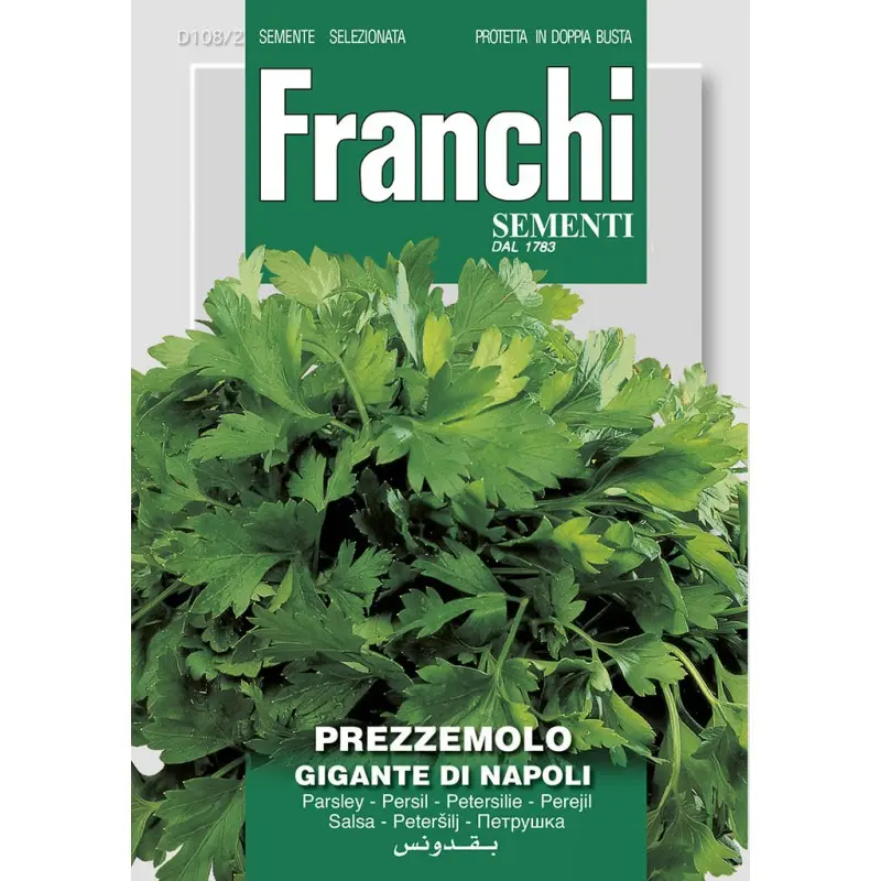 Seminte patrunjel de frunze Gigante din Napoli Franchi Sementi
