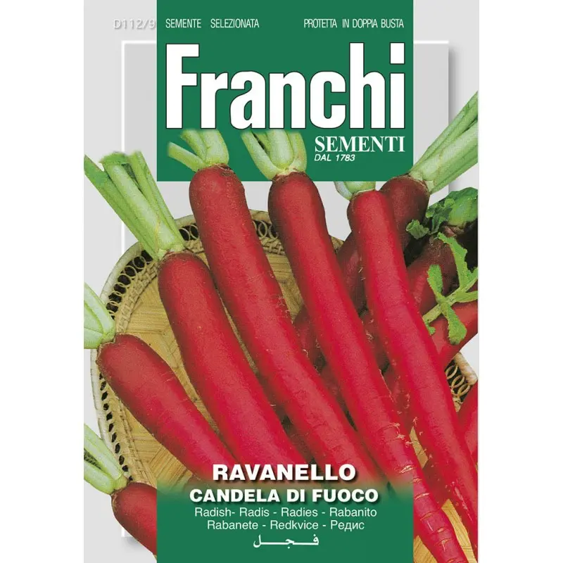 Seminte ridichi Candela di Fuoco Franchi Sementi