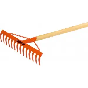 Grebla cu 14 dinti, 35 cm, cu coada