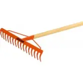 Grebla cu 16 dinti, 40 cm, cu coada
