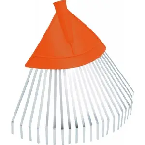 Grebla din plastic pentru frunze, cu 22 dinti zincati, fara coada