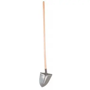 Lopata aluminiu cu coada de lemn