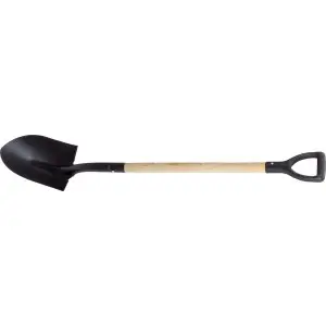 Lopata de otel cu maner de lemn, 124 cm