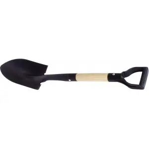 Lopata de otel cu maner de lemn, 70 cm