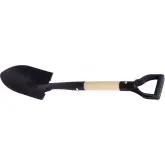 Lopata de otel cu maner de lemn, 70 cm