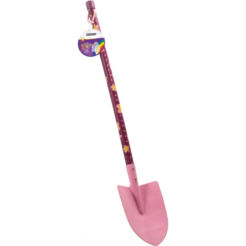 Lopatica pentru copii 78 cm KIDS GARDEN, roz