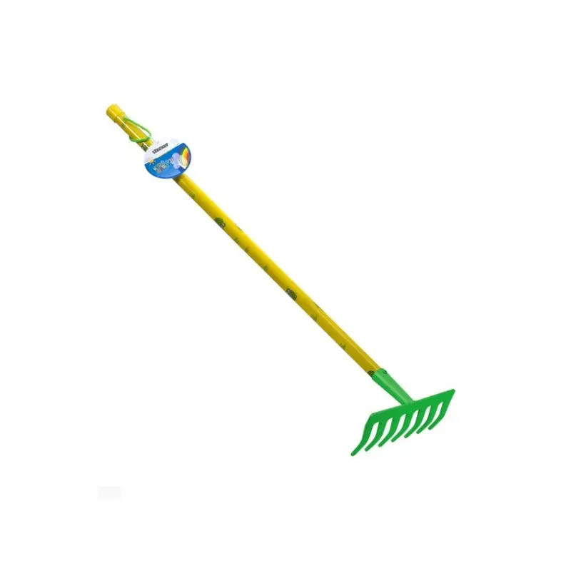 Grebla cu 7 dinti, pentru copii KIDS GARDEN, verde