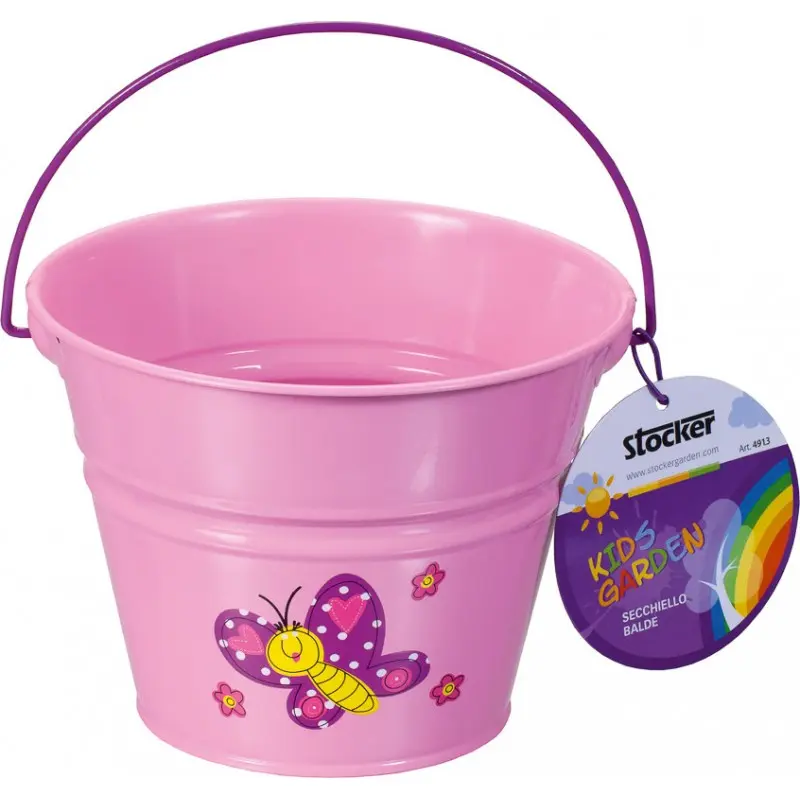 Galetuta din metal pentru copii KIDS GARDEN, roz