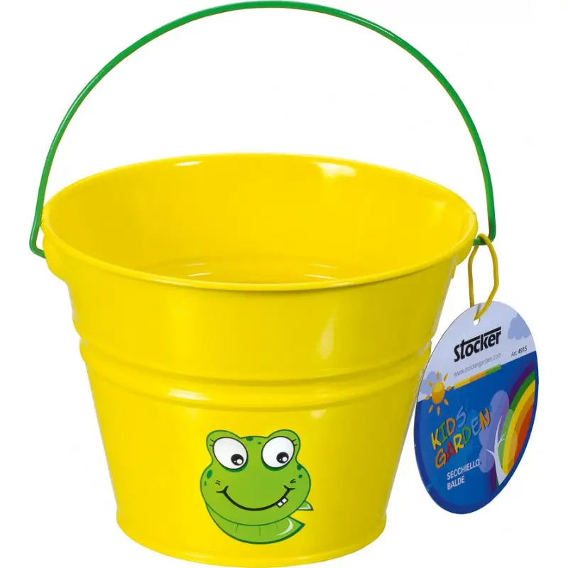 Galetuta din metal pentru copii KIDS GARDEN, galbena
