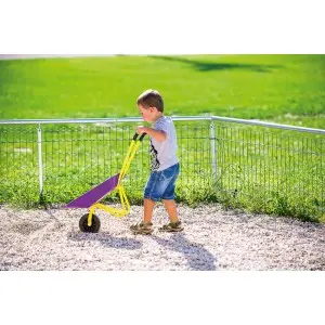 Roaba mica pentru copii KIDS GARDEN, mov/galben