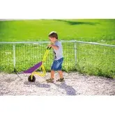 Roaba mica pentru copii KIDS GARDEN, mov/galben